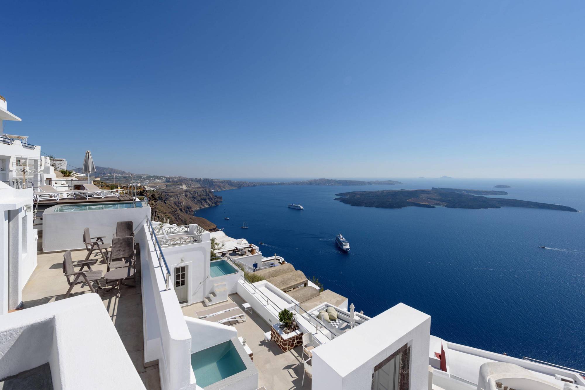 Vista Mare Suites Imerovígli Kültér fotó