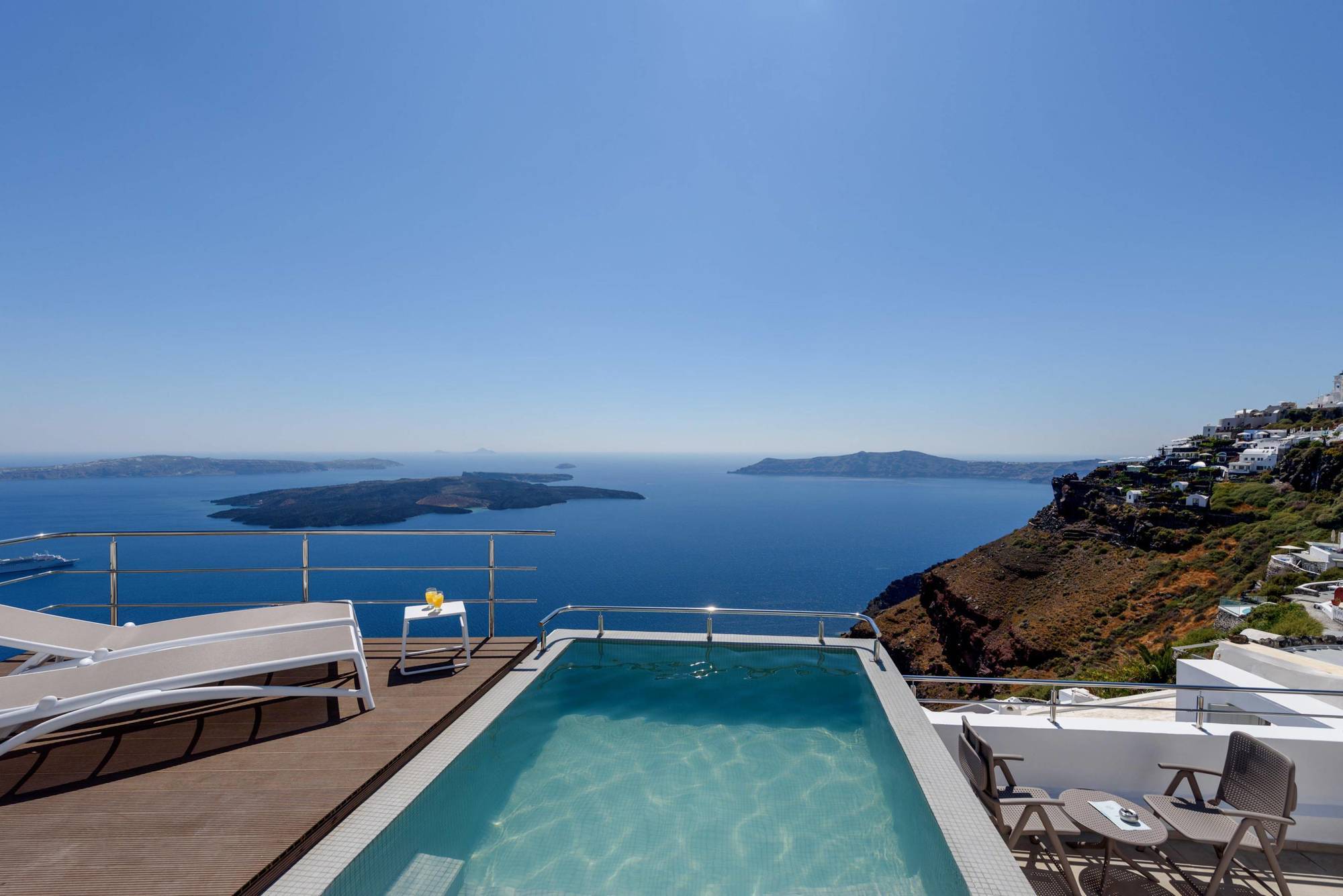 Vista Mare Suites Imerovígli Kültér fotó
